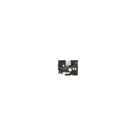 BROTHER TZEN231 Taśma Brother 12mm BLACK ON WHITE ADHESIVE TAPE NON LAMINATED BROTHER TZEN231 Taśma Brother 12mm BLACK ON WHITE ADHESIVE TAPE NON LAMINATED