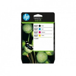 HP 937 CMYK Original Ink Cartridge 4-Pack HP 937 CMYK Original Ink Cartridge 4-Pack