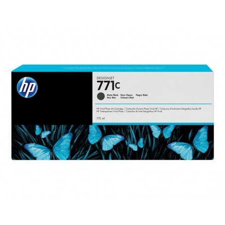 HP 771C Ink Matte Black 775ml Designjet Z6200 HP 771C Ink Matte Black 775ml Designjet Z6200