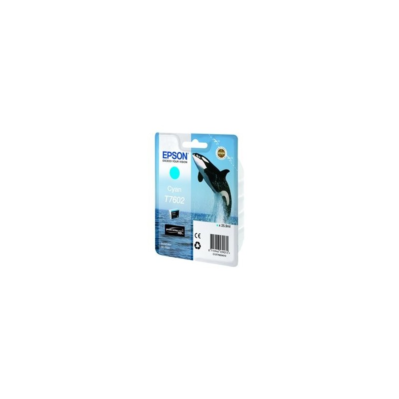EPSON C13T76024010 Tusz Epson Singlepack cyan SureColor SC-P600