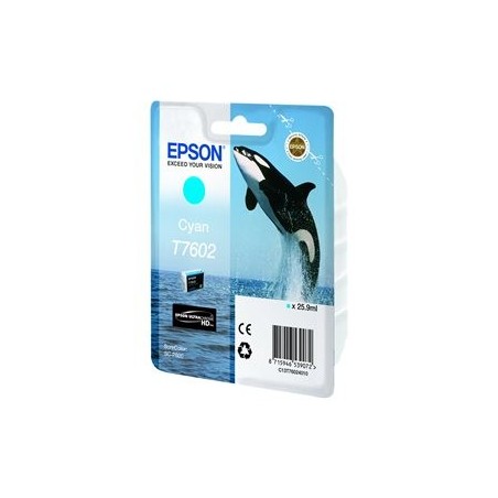 EPSON C13T76024010 Tusz Epson Singlepack cyan SureColor SC-P600 EPSON C13T76024010 Tusz Epson Singlepack cyan SureColor SC-P600