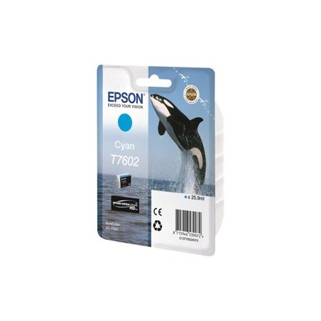 EPSON C13T76024010 Tusz Epson Singlepack cyan SureColor SC-P600 EPSON C13T76024010 Tusz Epson Singlepack cyan SureColor SC-P600