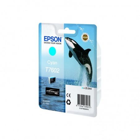 EPSON C13T76024010 Tusz Epson Singlepack cyan SureColor SC-P600 EPSON C13T76024010 Tusz Epson Singlepack cyan SureColor SC-P600