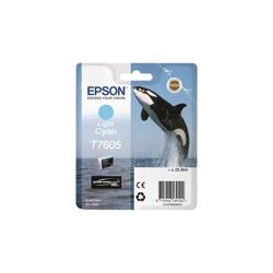 EPSON C13T76054010 Tusz Epson Singlepack light cyan SureColor SC-P600 EPSON C13T76054010 Tusz Epson Singlepack light cyan SureColor SC-P600