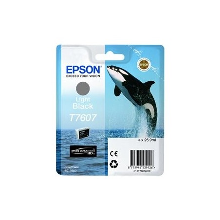 EPSON C13T76074010 Tusz Epson Singlepack light black SureColor SC-P600 EPSON C13T76074010 Tusz Epson Singlepack light black SureColor SC-P600