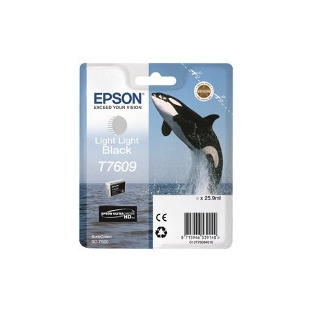 EPSON C13T76094010 Tusz Epson Singlepack light light black SureColor SC-P600 EPSON C13T76094010 Tusz Epson Singlepack light light black SureColor SC-P600