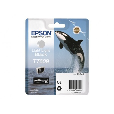 EPSON C13T76094010 Tusz Epson Singlepack light light black SureColor SC-P600 EPSON C13T76094010 Tusz Epson Singlepack light light black SureColor SC-P600