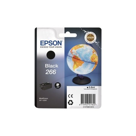 EPSON C13T26614010 Tusz Epson black 266 WorkForce WF-100W EPSON C13T26614010 Tusz Epson black 266 WorkForce WF-100W