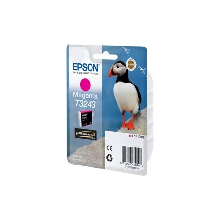 EPSON C13T32434010 Tusz Epson T3243 magenta 14,0 ml 980 str SureColor SC-P400 EPSON C13T32434010 Tusz Epson T3243 magenta 14,0 ml 980 str SureColor SC-P400