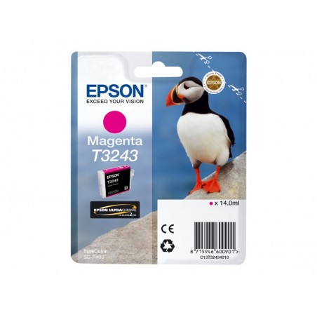 EPSON C13T32434010 Tusz Epson T3243 magenta 14,0 ml 980 str SureColor SC-P400 EPSON C13T32434010 Tusz Epson T3243 magenta 14,0 ml 980 str SureColor SC-P400