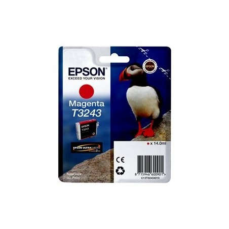 EPSON C13T32434010 Tusz Epson T3243 magenta 14,0 ml 980 str SureColor SC-P400 EPSON C13T32434010 Tusz Epson T3243 magenta 14,0 ml 980 str SureColor SC-P400