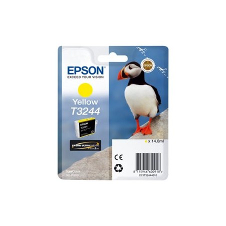 EPSON C13T32444010 Tusz Epson T3244 yellow 14,0 ml 980 str SureColor SC-P400 EPSON C13T32444010 Tusz Epson T3244 yellow 14,0 ml 980 str SureColor SC-P400