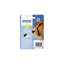EPSON T0714 ink cartridge yellow standard capacity 5.5ml 1-pack RF-AM blister EPSON T0714 ink cartridge yellow standard capacity 5.5ml 1-pack RF-AM blister