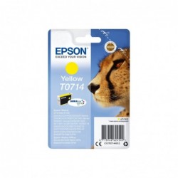 EPSON T0714 ink cartridge yellow standard capacity 5.5ml 1-pack RF-AM blister EPSON T0714 ink cartridge yellow standard capacity 5.5ml 1-pack RF-AM blister