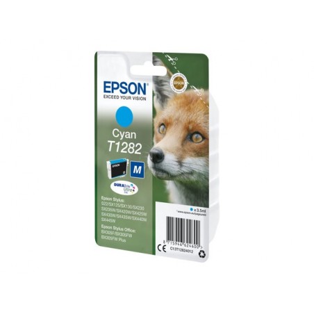EPSON C13T12824012 Tusz Epson T1282 cyan Stylus S22/SX125/SX425W/BX305F EPSON C13T12824012 Tusz Epson T1282 cyan Stylus S22/SX125/SX425W/BX305F