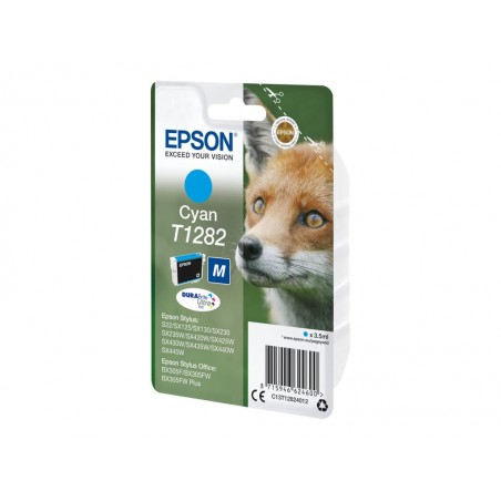 EPSON C13T12824012 Tusz Epson T1282 cyan Stylus S22/SX125/SX425W/BX305F EPSON C13T12824012 Tusz Epson T1282 cyan Stylus S22/SX125/SX425W/BX305F