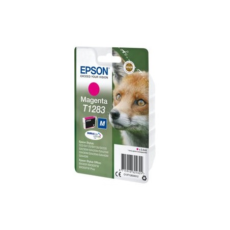 EPSON C13T12834012 Tusz Epson T1283 magenta Stylus S22/SX125/SX425W/BX305F EPSON C13T12834012 Tusz Epson T1283 magenta Stylus S22/SX125/SX425W/BX305F