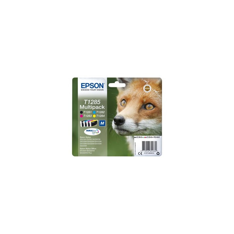 EPSON C13T12854012 Tusz Epson T1285 Multi Pack Stylus S22/SX125/SX425W/BX305F