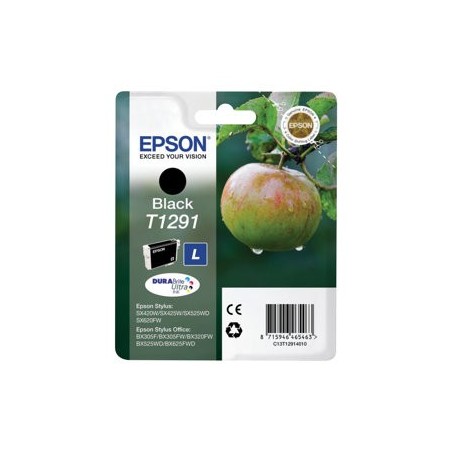 EPSON C13T12914012 Tusz Epson T1291 black Stylus SX425W/SX525WD/BX305F/BX320FW/BX625FWD EPSON C13T12914012 Tusz Epson T1291 black Stylus SX425W/SX525WD/BX305F/BX320FW/BX625FWD