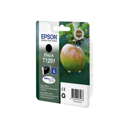 EPSON C13T12914012 Tusz Epson T1291 black Stylus SX425W/SX525WD/BX305F/BX320FW/BX625FWD EPSON C13T12914012 Tusz Epson T1291 black Stylus SX425W/SX525WD/BX305F/BX320FW/BX625FWD