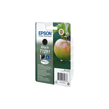 EPSON T1291 ink cartridge black high capacity 11.2ml 1-pack RF-AM blister EPSON T1291 ink cartridge black high capacity 11.2ml 1-pack RF-AM blister