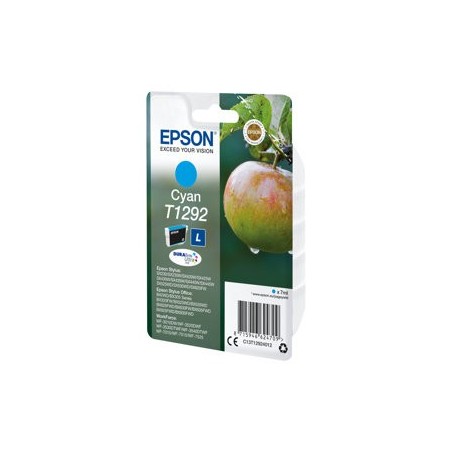 EPSON C13T12924012 Tusz Epson T1292 cyan Stylus SX425W/SX525WD/BX305F/BX320FW/BX625FWD EPSON C13T12924012 Tusz Epson T1292 cyan Stylus SX425W/SX525WD/BX305F/BX320FW/BX625FWD