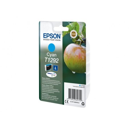 EPSON C13T12924012 Tusz Epson T1292 cyan Stylus SX425W/SX525WD/BX305F/BX320FW/BX625FWD EPSON C13T12924012 Tusz Epson T1292 cyan Stylus SX425W/SX525WD/BX305F/BX320FW/BX625FWD