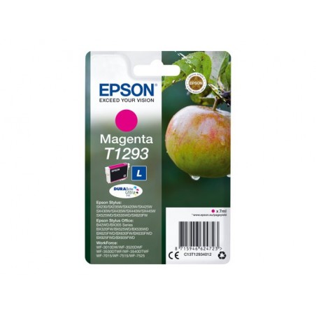 EPSON C13T12934012 Tusz Epson T1293 magenta Stylus SX425W/SX525WD/BX305F/BX320FW/BX625FWD EPSON C13T12934012 Tusz Epson T1293 magenta Stylus SX425W/SX525WD/BX305F/BX320FW/BX625FWD