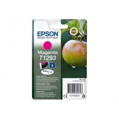 EPSON C13T12934012 Tusz Epson T1293 magenta Stylus SX425W/SX525WD/BX305F/BX320FW/BX625FWD EPSON C13T12934012 Tusz Epson T1293 magenta Stylus SX425W/SX525WD/BX305F/BX320FW/BX625FWD