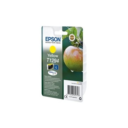 EPSON C13T12944012 Tusz Epson T1294 yellow Stylus SX425W/SX525WD/BX305F/BX320FW/BX625FWD EPSON C13T12944012 Tusz Epson T1294 yellow Stylus SX425W/SX525WD/BX305F/BX320FW/BX625FWD