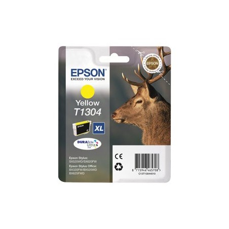 EPSON C13T13044012 Tusz Epson T1304 yellow Stylus SX525WD/BX305F/BX320FW/BX625FWD EPSON C13T13044012 Tusz Epson T1304 yellow Stylus SX525WD/BX305F/BX320FW/BX625FWD