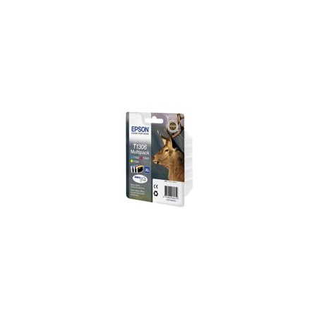 EPSON T1306 ink cartridge tri-colour extra high capacity 3 x 10.1ml 3-pack RF-AM blister DURABrite Ultra Ink EPSON T1306 ink cartridge tri-colour extra high capacity 3 x 10.1ml 3-pack RF-AM blister DURABrite Ultra Ink