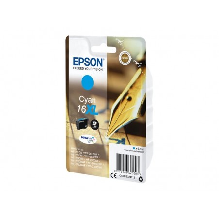EPSON C13T16324012 Tusz Epson T1632 XL cyan DURABrite 6,5 ml WF-2010/25x0 EPSON C13T16324012 Tusz Epson T1632 XL cyan DURABrite 6,5 ml WF-2010/25x0