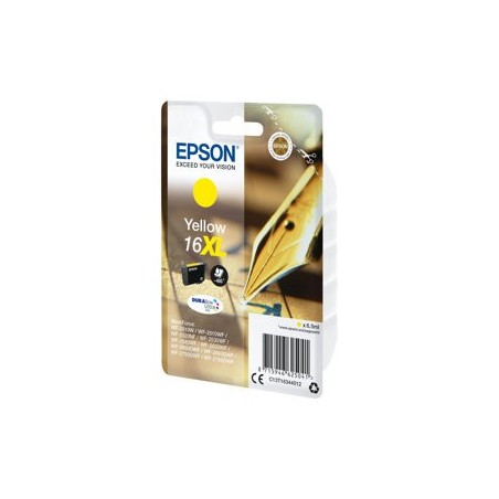 EPSON C13T16344012 Tusz Epson T1634 XL yellow DURABrite 6,5 ml WF-2010/25x0 EPSON C13T16344012 Tusz Epson T1634 XL yellow DURABrite 6,5 ml WF-2010/25x0