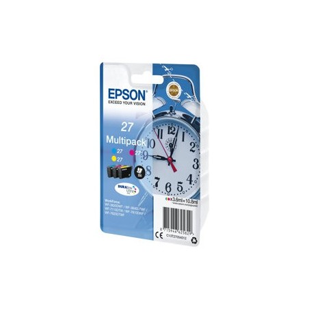 EPSON C13T27054012 Tusz Epson T2705 C/M/Y 3-color 27 DURABrite 10.8 ml EPSON C13T27054012 Tusz Epson T2705 C/M/Y 3-color 27 DURABrite 10.8 ml