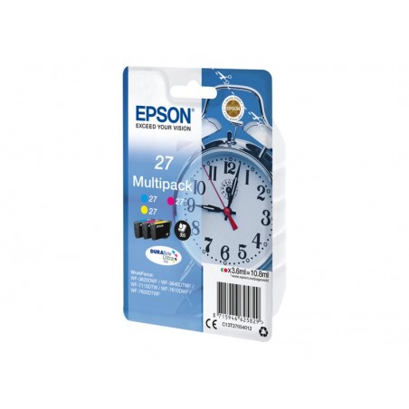 EPSON C13T27054012 Tusz Epson T2705 C/M/Y 3-color 27 DURABrite 10.8 ml EPSON C13T27054012 Tusz Epson T2705 C/M/Y 3-color 27 DURABrite 10.8 ml