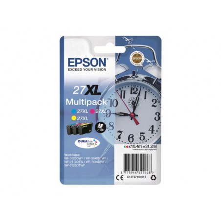 EPSON C13T27154012 Tusz Epson T2715 C/M/Y 3-color 27XL DURABrite 31.2 ml EPSON C13T27154012 Tusz Epson T2715 C/M/Y 3-color 27XL DURABrite 31.2 ml