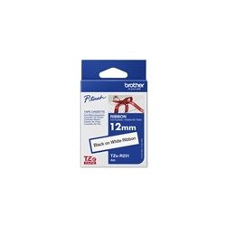 BROTHER TZER231 Taśma Brother 12mm Black/White ribbon tape BROTHER TZER231 Taśma Brother 12mm Black/White ribbon tape
