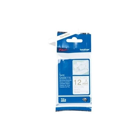 BROTHER TZER234 Taśma Brother 12mm Gold/White ribbon tape BROTHER TZER234 Taśma Brother 12mm Gold/White ribbon tape