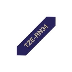 BROTHER TZERN34 Taśma Brother 12mm Gold/Navy-blue ribbon BROTHER TZERN34 Taśma Brother 12mm Gold/Navy-blue ribbon