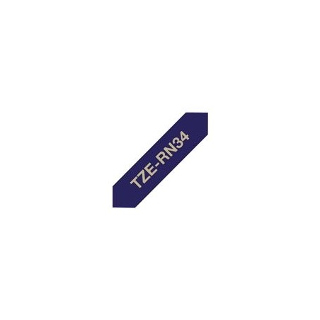 BROTHER TZERN34 Taśma Brother 12mm Gold/Navy-blue ribbon BROTHER TZERN34 Taśma Brother 12mm Gold/Navy-blue ribbon