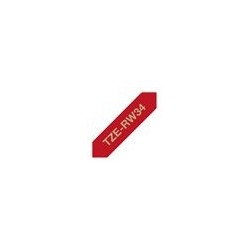 BROTHER TZERW34 Taśma Brother 12mm Gold/Wine-Red ribbon tape BROTHER TZERW34 Taśma Brother 12mm Gold/Wine-Red ribbon tape