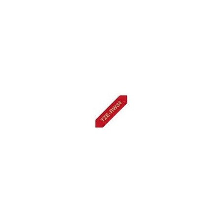BROTHER TZERW34 Taśma Brother 12mm Gold/Wine-Red ribbon tape BROTHER TZERW34 Taśma Brother 12mm Gold/Wine-Red ribbon tape