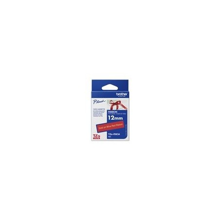 BROTHER TZERW34 Taśma Brother 12mm Gold/Wine-Red ribbon tape BROTHER TZERW34 Taśma Brother 12mm Gold/Wine-Red ribbon tape
