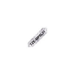 BROTHER TZEMPSL31 Taśma Brother 12mm Silver lace pattern tape BROTHER TZEMPSL31 Taśma Brother 12mm Silver lace pattern tape