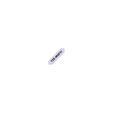BROTHER TZEMQF31 Taśma Brother 12mm Pastel purple tape BROTHER TZEMQF31 Taśma Brother 12mm Pastel purple tape