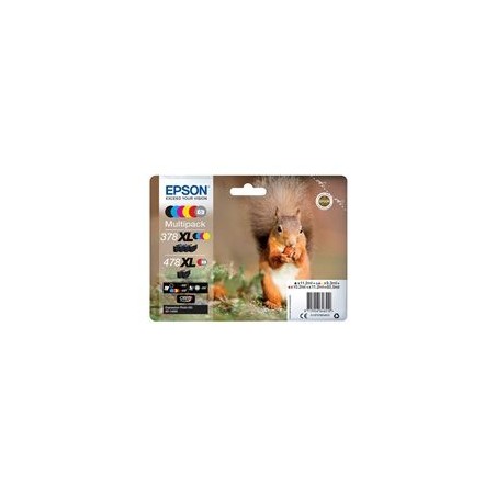 EPSON C13T379D4010 Tusz Epson Multipack 6-colors 378XL+478XL Claria photo HD EPSON C13T379D4010 Tusz Epson Multipack 6-colors 378XL+478XL Claria photo HD