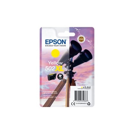 EPSON C13T02W44010 Tusz Epson Yellow 6,4 ml XP-5100 EPSON C13T02W44010 Tusz Epson Yellow 6,4 ml XP-5100