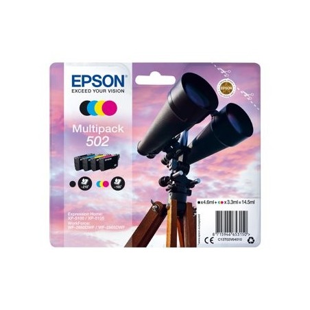 EPSON C13T02V64010 Tusz Epson CMY 3,3 ml Black 4,6 ml XP-5100 EPSON C13T02V64010 Tusz Epson CMY 3,3 ml Black 4,6 ml XP-5100