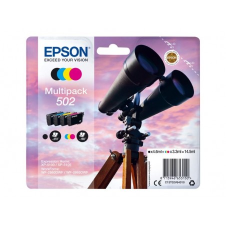 EPSON C13T02V64010 Tusz Epson CMY 3,3 ml Black 4,6 ml XP-5100 EPSON C13T02V64010 Tusz Epson CMY 3,3 ml Black 4,6 ml XP-5100